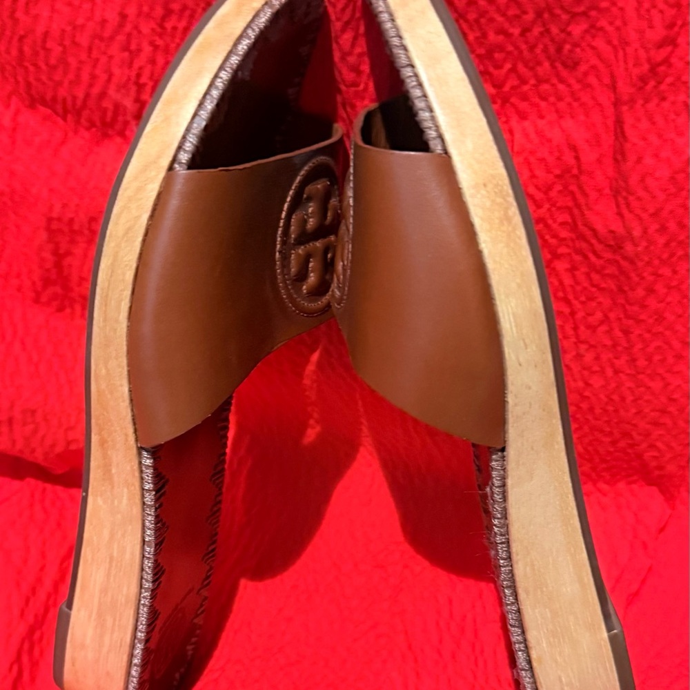 Tory Burch Tan Leather Sandals - Picture 2 of 3